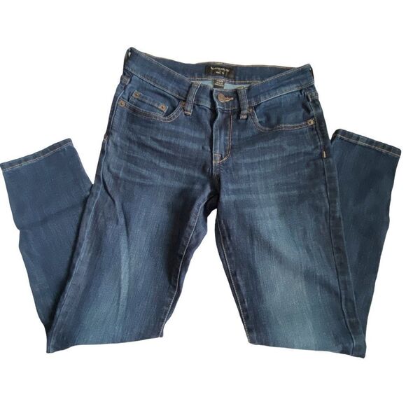 Banana Republic Dark Wash Skinny Jeans, Size 25 or 00 Petite - Picture 2 of 6